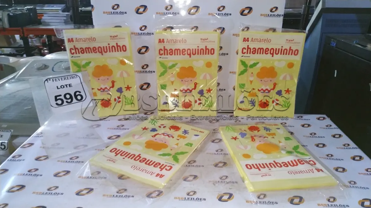 LOTE 596 - 05 PACOTES DE CHAMEQUINHO. (NO ESTADO) ATENÇÃO! FAZER A VISITAÇÃO ANTES DE ARREMATAR, NÃO SABEMOS SE FUNCIONA, LEILÃO NÃO TEM GARANTIA E NEM DEVOLUÇÃO, SUJEITO A POSSÍVEIS AVARIAS VISÍVEIS/OCULTAS E/OU AUSÊNCIA DE COMPONENTES.