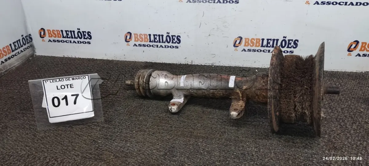 LOTE 017 - 01 EIXO PARA SERRA CIRCULAR. (NO ESTADO) ATENÇÃO! FAZER A VISITAÇÃO ANTES DE ARREMATAR, NÃO SABEMOS SE FUNCIONA, LEILÃO NÃO TEM GARANTIA E NEM DEVOLUÇÃO, SUJEITO A POSSÍVEIS AVARIAS VISÍVEIS/OCULTAS E/OU AUSÊNCIA DE COMPONENTES.