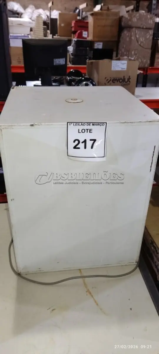 LOTE 217 - 01 ESTUFA DE ESTERILIZAÇÃO E SECAGEM. (NO ESTADO) ATENÇÃO! FAZER A VISITAÇÃO ANTES DE ARREMATAR, NÃO SABEMOS SE FUNCIONA, LEILÃO NÃO TEM GARANTIA E NEM DEVOLUÇÃO, SUJEITO A POSSÍVEIS AVARIAS VISÍVEIS/OCULTAS E/OU AUSÊNCIA DE COMPONENTES.