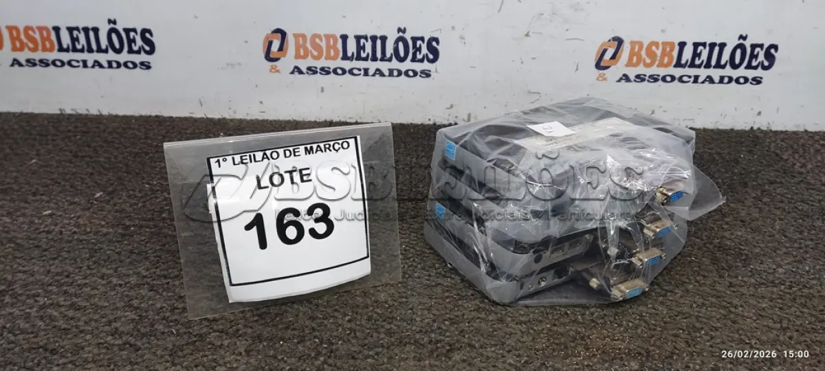 LOTE 163 - 04 WYSE THIN CLIENTE MARCA DELL. (NO ESTADO) ATENÇÃO! FAZER A VISITAÇÃO ANTES DE ARREMATAR, NÃO SABEMOS SE FUNCIONA, LEILÃO NÃO TEM GARANTIA E NEM DEVOLUÇÃO, SUJEITO A POSSÍVEIS AVARIAS VISÍVEIS/OCULTAS E/OU AUSÊNCIA DE COMPONENTES.