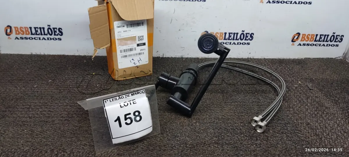 LOTE 158 - 01 TORNEIRA PARA ÁGUA FRIA E QUENTE. (NO ESTADO) ATENÇÃO! FAZER A VISITAÇÃO ANTES DE ARREMATAR, NÃO SABEMOS SE FUNCIONA, LEILÃO NÃO TEM GARANTIA E NEM DEVOLUÇÃO, SUJEITO A POSSÍVEIS AVARIAS VISÍVEIS/OCULTAS E/OU AUSÊNCIA DE COMPONENTES.