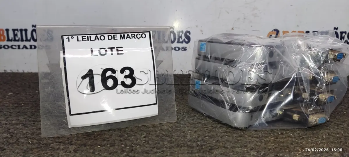 LOTE 163 - 04 WYSE THIN CLIENTE MARCA DELL. (NO ESTADO) ATENÇÃO! FAZER A VISITAÇÃO ANTES DE ARREMATAR, NÃO SABEMOS SE FUNCIONA, LEILÃO NÃO TEM GARANTIA E NEM DEVOLUÇÃO, SUJEITO A POSSÍVEIS AVARIAS VISÍVEIS/OCULTAS E/OU AUSÊNCIA DE COMPONENTES.
