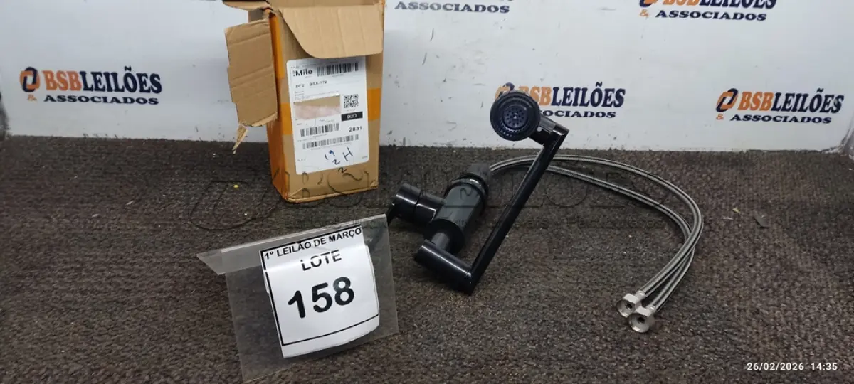 LOTE 158 - 01 TORNEIRA PARA ÁGUA FRIA E QUENTE. (NO ESTADO) ATENÇÃO! FAZER A VISITAÇÃO ANTES DE ARREMATAR, NÃO SABEMOS SE FUNCIONA, LEILÃO NÃO TEM GARANTIA E NEM DEVOLUÇÃO, SUJEITO A POSSÍVEIS AVARIAS VISÍVEIS/OCULTAS E/OU AUSÊNCIA DE COMPONENTES.