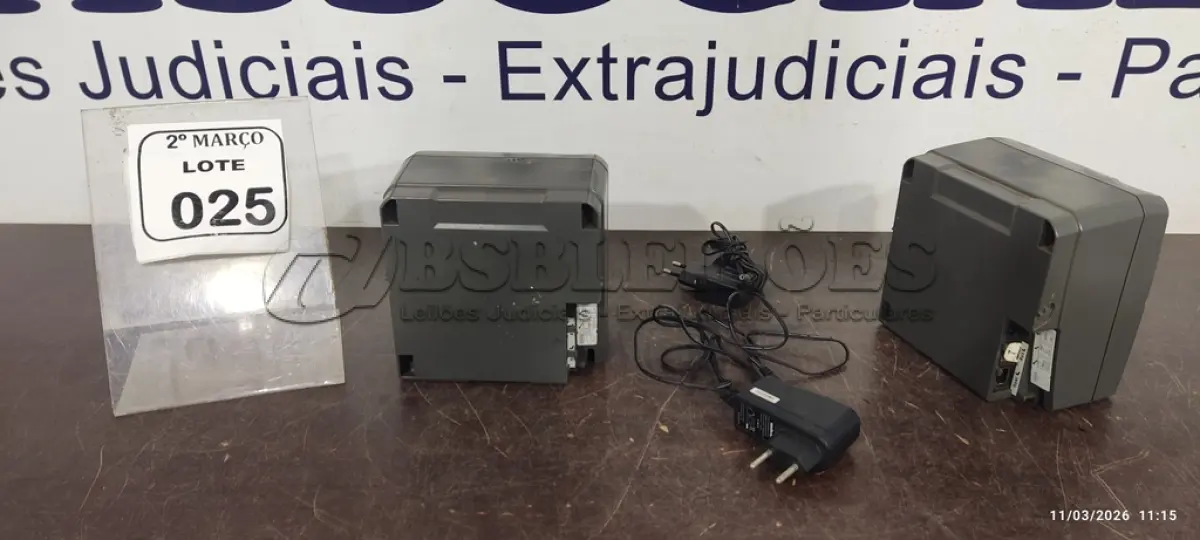 LOTE 025 - 02 LEITORAS DE CÓDIGO DE BARRAS MARCA DATALOGIC COM FONTE. (NO ESTADO) ATENÇÃO! FAZER A VISITAÇÃO ANTES DE ARREMATAR, NÃO SABEMOS SE FUNCIONA, LEILÃO NÃO TEM GARANTIA E NEM DEVOLUÇÃO, SUJEITO A POSSÍVEIS AVARIAS VISÍVEIS/OCULTAS E/OU AUSÊNCIA DE COMPONENTES.