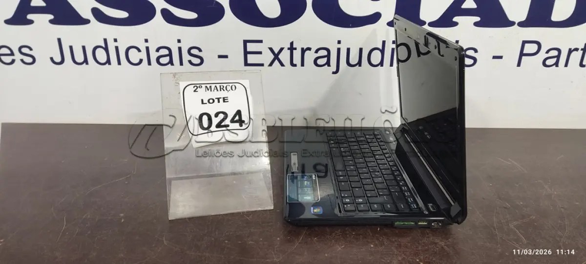 LOTE 024 - 01 NOTEBOOK MARCA ASUS SEM CARREGADOR. (NO ESTADO) ATENÇÃO! FAZER A VISITAÇÃO ANTES DE ARREMATAR, NÃO SABEMOS SE FUNCIONA, LEILÃO NÃO TEM GARANTIA E NEM DEVOLUÇÃO, SUJEITO A POSSÍVEIS AVARIAS VISÍVEIS/OCULTAS E/OU AUSÊNCIA DE COMPONENTES.