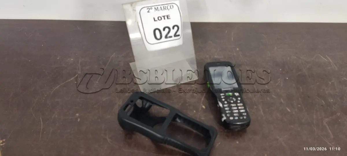 LOTE 022 - 01 COLETORA DE DADOS PORTÁTIL MODELO DOLPHIN 6500 MARCA HONEYWELL. (NO ESTADO) ATENÇÃO! FAZER A VISITAÇÃO ANTES DE ARREMATAR, NÃO SABEMOS SE FUNCIONA, LEILÃO NÃO TEM GARANTIA E NEM DEVOLUÇÃO, SUJEITO A POSSÍVEIS AVARIAS VISÍVEIS/OCULTAS E/OU AUSÊNCIA DE COMPONENTES.