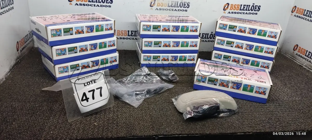 LOTE 477 - 10 MICROFONES PARA SEMINÁRIO MODELO WMA-6110 MARCA JWL. (NO ESTADO) ATENÇÃO! FAZER A VISITAÇÃO ANTES DE ARREMATAR, NÃO SABEMOS SE FUNCIONA, LEILÃO NÃO TEM GARANTIA E NEM DEVOLUÇÃO, SUJEITO A POSSÍVEIS AVARIAS VISÍVEIS/OCULTAS E/OU AUSÊNCIA DE COMPONENTES.