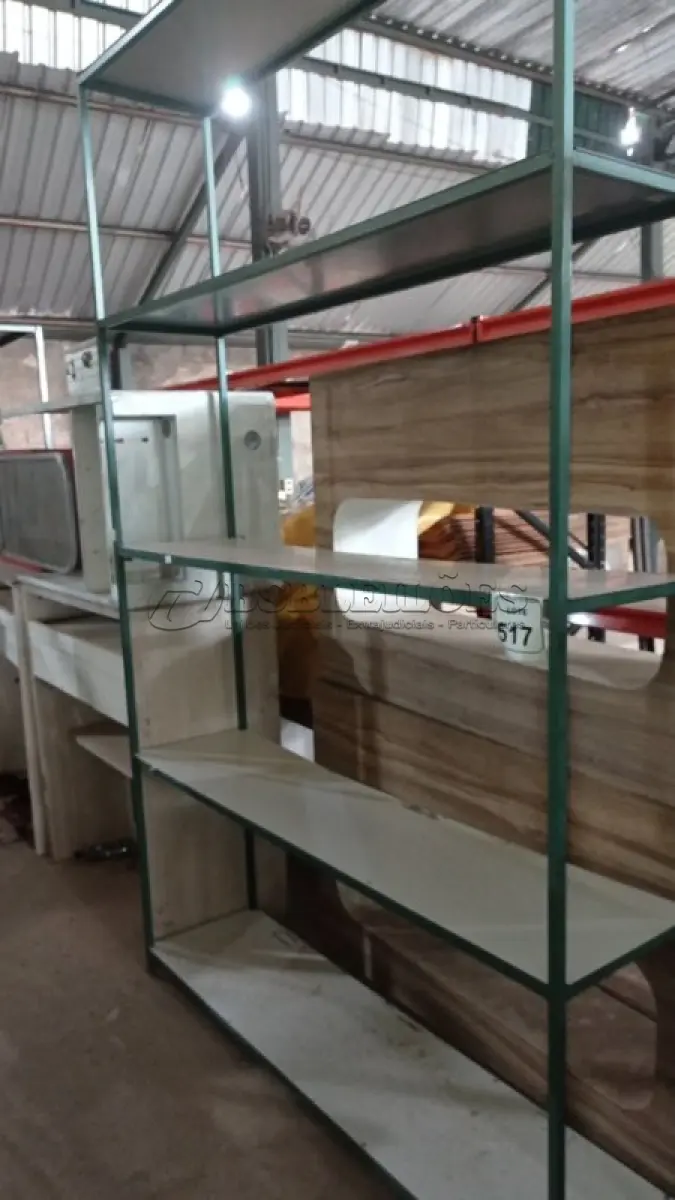 LOTE 517 - 01 ESTANTE DE FERRO DE 1,60X2,56M. (NO ESTADO) ATENÇÃO! FAZER A VISITAÇÃO ANTES DE ARREMATAR, NÃO SABEMOS SE FUNCIONA, LEILÃO NÃO TEM GARANTIA E NEM DEVOLUÇÃO, SUJEITO A POSSÍVEIS AVARIAS VISÍVEIS/OCULTAS E/OU AUSÊNCIA DE COMPONENTES.