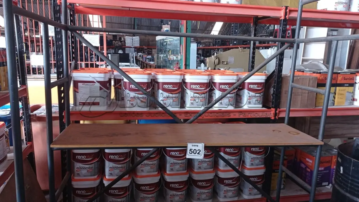 LOTE 502 - 01 ESTANTE DE FERRO TUBULAR COM 01 DIVISÃO. (NO ESTADO) ATENÇÃO! FAZER A VISITAÇÃO ANTES DE ARREMATAR, NÃO SABEMOS SE FUNCIONA, LEILÃO NÃO TEM GARANTIA E NEM DEVOLUÇÃO, SUJEITO A POSSÍVEIS AVARIAS VISÍVEIS/OCULTAS E/OU AUSÊNCIA DE COMPONENTES.