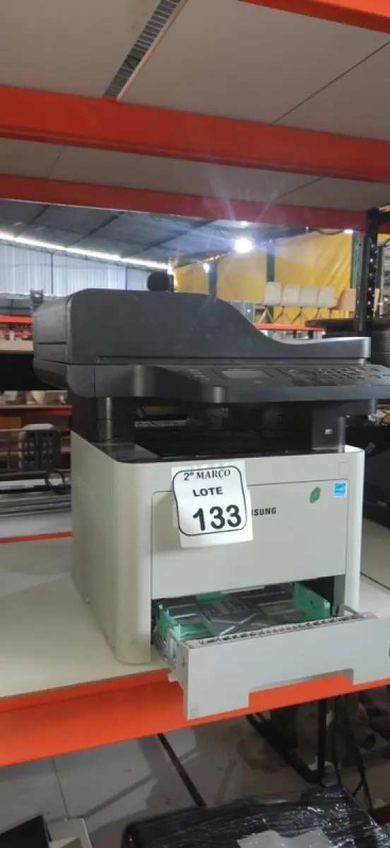 LOTE 133 - 01 IMPRESSORA MULTIFUNCIONAL MODELO PRO XPRESS M470FR MARCA SAMSUNG. (NO ESTADO) ATENÇÃO! FAZER A VISITAÇÃO ANTES DE ARREMATAR, NÃO SABEMOS SE FUNCIONA, LEILÃO NÃO TEM GARANTIA E NEM DEVOLUÇÃO, SUJEITO A POSSÍVEIS AVARIAS VISÍVEIS/OCULTAS E/OU AUSÊNCIA DE COMPONENTES.