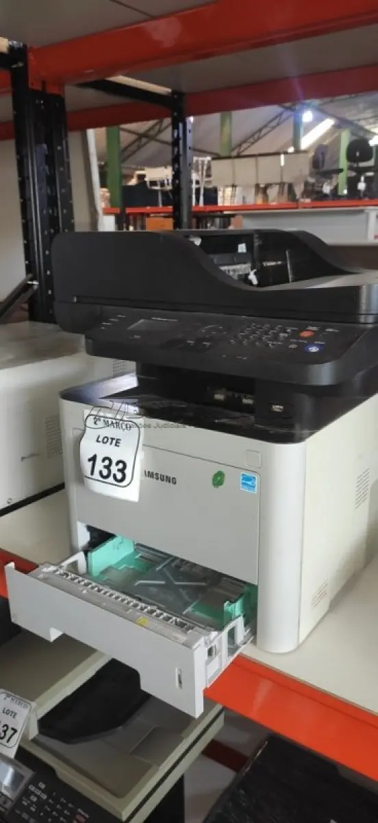 LOTE 133 - 01 IMPRESSORA MULTIFUNCIONAL MODELO PRO XPRESS M470FR MARCA SAMSUNG. (NO ESTADO) ATENÇÃO! FAZER A VISITAÇÃO ANTES DE ARREMATAR, NÃO SABEMOS SE FUNCIONA, LEILÃO NÃO TEM GARANTIA E NEM DEVOLUÇÃO, SUJEITO A POSSÍVEIS AVARIAS VISÍVEIS/OCULTAS E/OU AUSÊNCIA DE COMPONENTES.