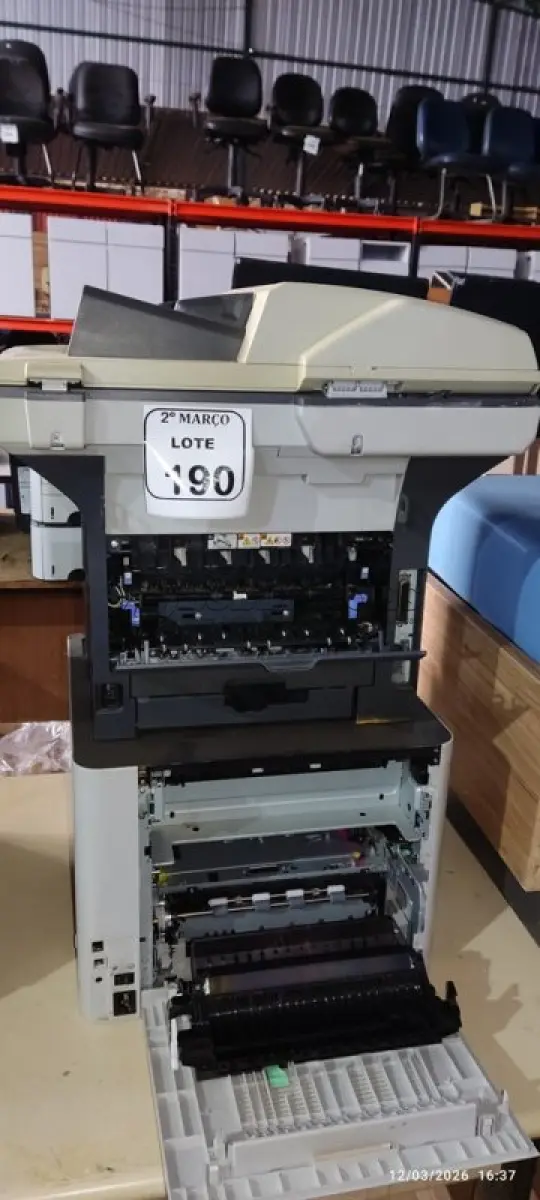 LOTE 190 - 01 IMPRESSORA MODELO DCP-8085DN MARCA BROTHER. (NO ESTADO) ATENÇÃO! FAZER A VISITAÇÃO ANTES DE ARREMATAR, NÃO SABEMOS SE FUNCIONA, LEILÃO NÃO TEM GARANTIA E NEM DEVOLUÇÃO, SUJEITO A POSSÍVEIS AVARIAS VISÍVEIS/OCULTAS E/OU AUSÊNCIA DE COMPONENTES.