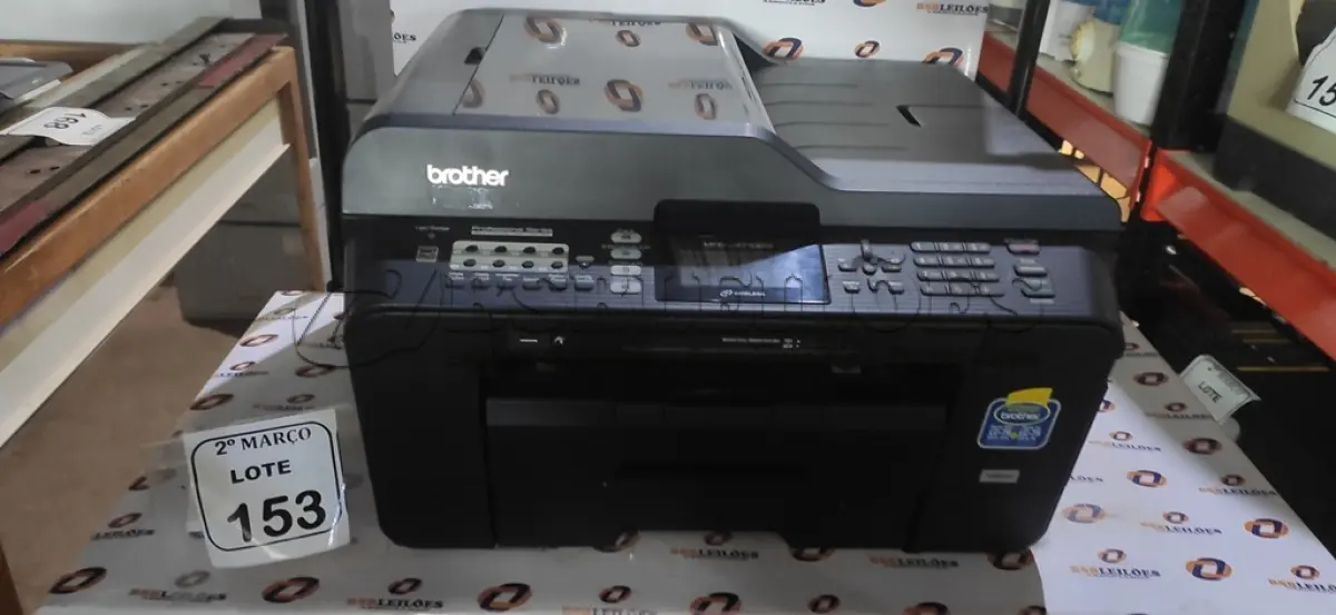 LOTE 153 - 01 IMPRESSORA MULTIFUNCIONAL MODELO MFC-J6710DW MARCA BROTHER. (NO ESTADO) ATENÇÃO! FAZER A VISITAÇÃO ANTES DE ARREMATAR, NÃO SABEMOS SE FUNCIONA, LEILÃO NÃO TEM GARANTIA E NEM DEVOLUÇÃO, SUJEITO A POSSÍVEIS AVARIAS VISÍVEIS/OCULTAS E/OU AUSÊNCIA DE COMPONENTES.