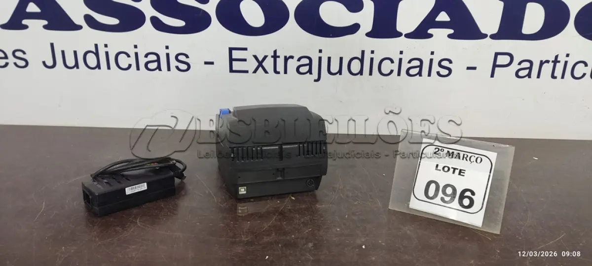 LOTE 096 - 01 IMPRESSORA DE CUPOM MARCA DIEBOLD COM FONTE. (NO ESTADO) ATENÇÃO! FAZER A VISITAÇÃO ANTES DE ARREMATAR, NÃO SABEMOS SE FUNCIONA, LEILÃO NÃO TEM GARANTIA E NEM DEVOLUÇÃO, SUJEITO A POSSÍVEIS AVARIAS VISÍVEIS/OCULTAS E/OU AUSÊNCIA DE COMPONENTES.