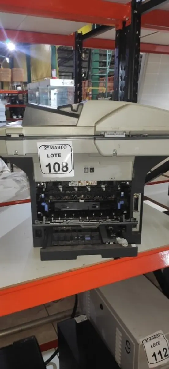LOTE 108 - 01 IMPRESSORA MULTIFUNCIONAL MODELO MFC-8480DN MARCA BROTHER. (NO ESTADO) ATENÇÃO! FAZER A VISITAÇÃO ANTES DE ARREMATAR, NÃO SABEMOS SE FUNCIONA, LEILÃO NÃO TEM GARANTIA E NEM DEVOLUÇÃO, SUJEITO A POSSÍVEIS AVARIAS VISÍVEIS/OCULTAS E/OU AUSÊNCIA DE COMPONENTES.