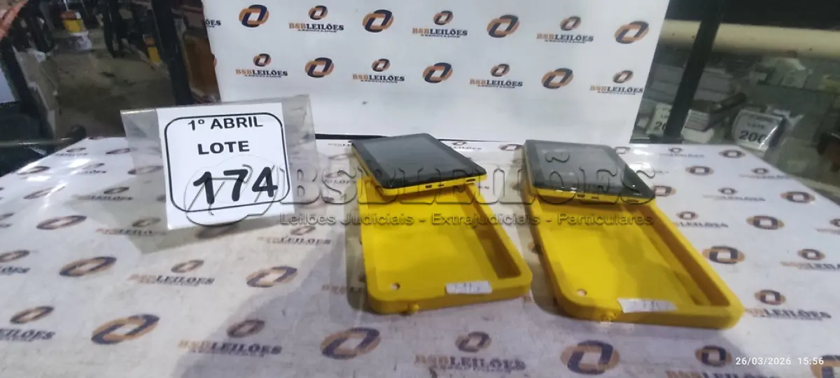 LOTE 174 - 02 TABLETS MARCA CCE. (NO ESTADO) ATENÇÃO! FAZER A VISITAÇÃO ANTES DE ARREMATAR, NÃO SABEMOS SE FUNCIONA, LEILÃO NÃO TEM GARANTIA E NEM DEVOLUÇÃO, SUJEITO A POSSÍVEIS AVARIAS VISÍVEIS/OCULTAS E/OU AUSÊNCIA DE COMPONENTES.