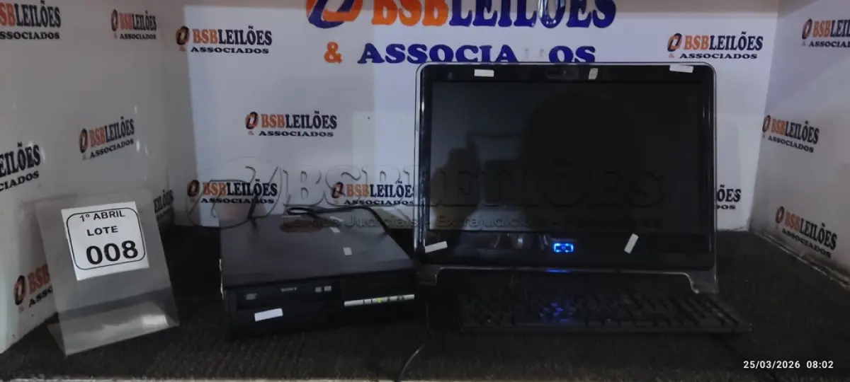 LOTE 008 - 01 ALL IN ONE MARCA ARQUIMEDES, 01 CPU E 01 TECLADO DE PC. (NO ESTADO) ATENÇÃO! FAZER A VISITAÇÃO ANTES DE ARREMATAR, NÃO SABEMOS SE FUNCIONA, LEILÃO NÃO TEM GARANTIA E NEM DEVOLUÇÃO, SUJEITO A POSSÍVEIS AVARIAS VISÍVEIS/OCULTAS E/OU AUSÊNCIA DE COMPONENTES.