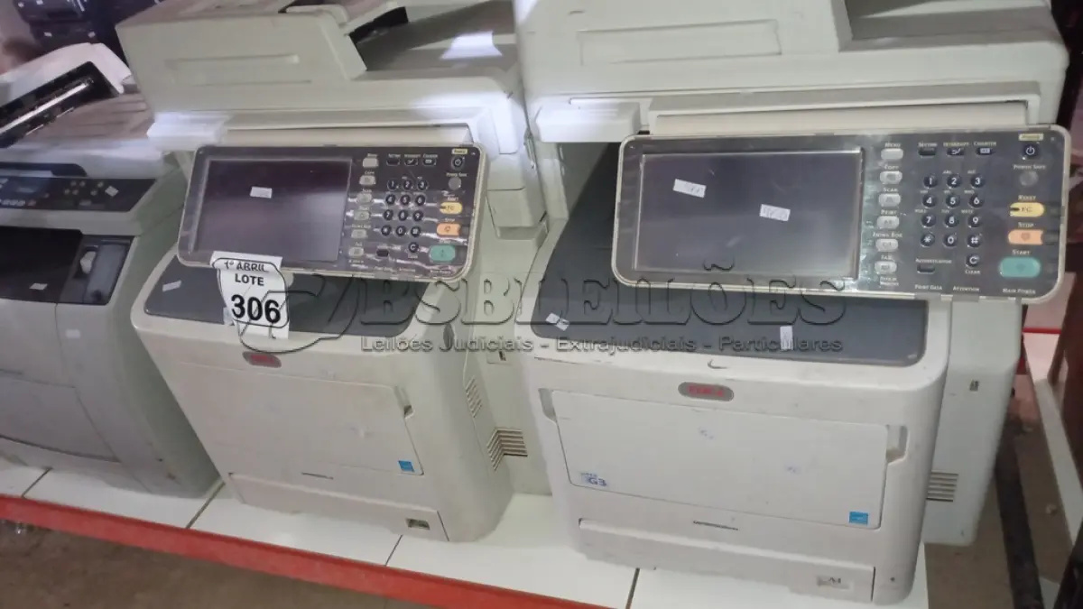 LOTE 306 - 01 IMPRESSORA MARCA HP E 02 IMPRESSORAS MARCA OKI. (NO ESTADO) ATENÇÃO! FAZER A VISITAÇÃO ANTES DE ARREMATAR, NÃO SABEMOS SE FUNCIONA, LEILÃO NÃO TEM GARANTIA E NEM DEVOLUÇÃO, SUJEITO A POSSÍVEIS AVARIAS VISÍVEIS/OCULTAS E/OU AUSÊNCIA DE COMPONENTES.