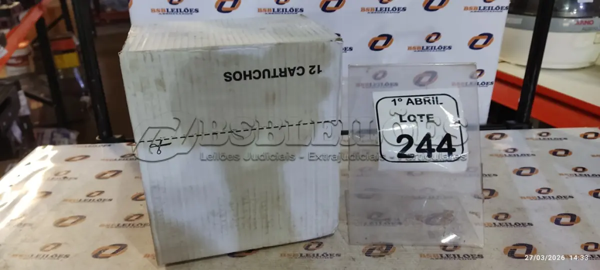 LOTE 244 - 01 CAIXA COM 12 PU 40 ADESIVO/SELANTES DE 230ML MARCA PRO. (NO ESTADO) ATENÇÃO! FAZER A VISITAÇÃO ANTES DE ARREMATAR, NÃO SABEMOS SE FUNCIONA, LEILÃO NÃO TEM GARANTIA E NEM DEVOLUÇÃO, SUJEITO A POSSÍVEIS AVARIAS VISÍVEIS/OCULTAS E/OU AUSÊNCIA DE COMPONENTES.