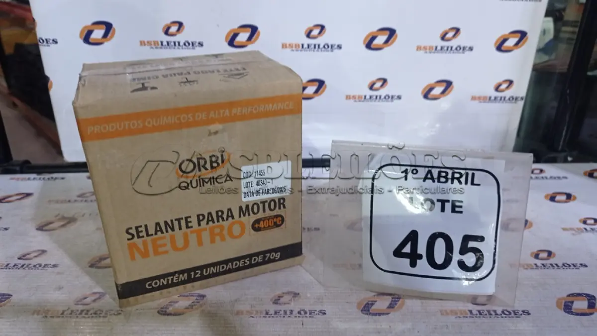 LOTE 405 - 12 BISNAGAS DE ADESIVO DE SILICONE NEUTRO DE 70G MARCA ORBI QUÍMICA. (NO ESTADO) ATENÇÃO! FAZER A VISITAÇÃO ANTES DE ARREMATAR, NÃO SABEMOS SE FUNCIONA, LEILÃO NÃO TEM GARANTIA E NEM DEVOLUÇÃO, SUJEITO A POSSÍVEIS AVARIAS VISÍVEIS/OCULTAS E/OU AUSÊNCIA DE COMPONENTES.