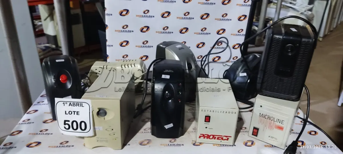LOTE 500 - 09 ESTABILIZADORES DE MARCAS E MODELOS DIVERSOS. (NO ESTADO) ATENÇÃO! FAZER A VISITAÇÃO ANTES DE ARREMATAR, NÃO SABEMOS SE FUNCIONA, LEILÃO NÃO TEM GARANTIA E NEM DEVOLUÇÃO, SUJEITO A POSSÍVEIS AVARIAS VISÍVEIS/OCULTAS E/OU AUSÊNCIA DE COMPONENTES.