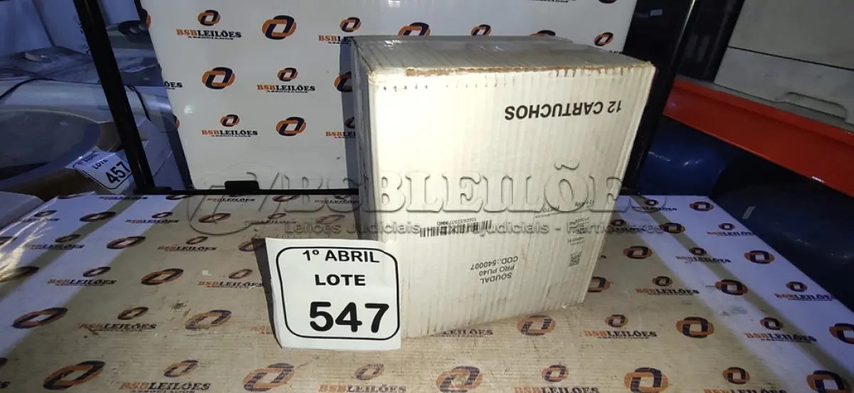 LOTE 547 - 01 CAIXA COM 12 PU 40 ADESIVO/SELANTES DE 230ML MARCA PRO. (NO ESTADO) ATENÇÃO! FAZER A VISITAÇÃO ANTES DE ARREMATAR, NÃO SABEMOS SE FUNCIONA, LEILÃO NÃO TEM GARANTIA E NEM DEVOLUÇÃO, SUJEITO A POSSÍVEIS AVARIAS VISÍVEIS/OCULTAS E/OU AUSÊNCIA DE COMPONENTES.