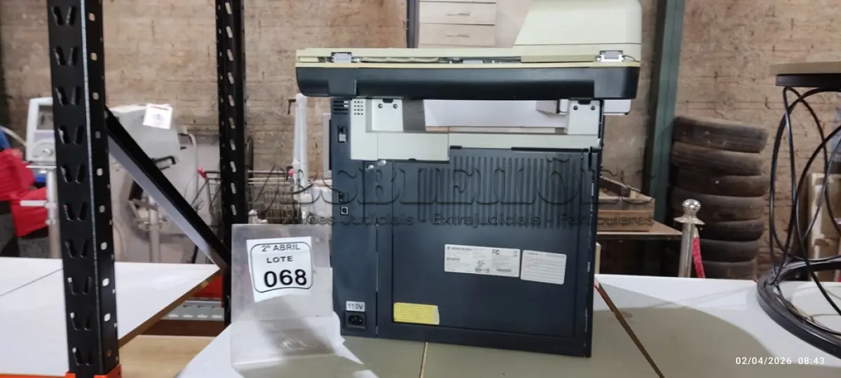 LOTE 068 - 01 IMPRESSORA MODELO COLOR LASERJET CM2320NF MARCA HP. (NO ESTADO) ATENÇÃO! FAZER A VISITAÇÃO ANTES DE ARREMATAR, NÃO SABEMOS SE FUNCIONA, LEILÃO NÃO TEM GARANTIA E NEM DEVOLUÇÃO, SUJEITO A POSSÍVEIS AVARIAS VISÍVEIS/OCULTAS E/OU AUSÊNCIA DE COMPONENTES.