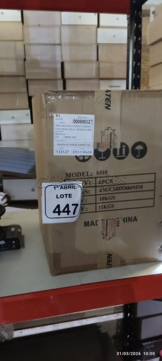 LOTE 447 - 06 SUPORTES PARA MONITORES MARCA DATEN. (NO ESTADO) ATENÇÃO! FAZER A VISITAÇÃO ANTES DE ARREMATAR, NÃO SABEMOS SE FUNCIONA, LEILÃO NÃO TEM GARANTIA E NEM DEVOLUÇÃO, SUJEITO A POSSÍVEIS AVARIAS VISÍVEIS/OCULTAS E/OU AUSÊNCIA DE COMPONENTES.