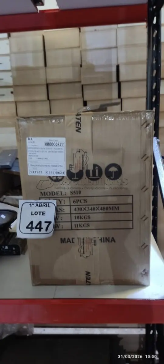 LOTE 447 - 06 SUPORTES PARA MONITORES MARCA DATEN. (NO ESTADO) ATENÇÃO! FAZER A VISITAÇÃO ANTES DE ARREMATAR, NÃO SABEMOS SE FUNCIONA, LEILÃO NÃO TEM GARANTIA E NEM DEVOLUÇÃO, SUJEITO A POSSÍVEIS AVARIAS VISÍVEIS/OCULTAS E/OU AUSÊNCIA DE COMPONENTES.
