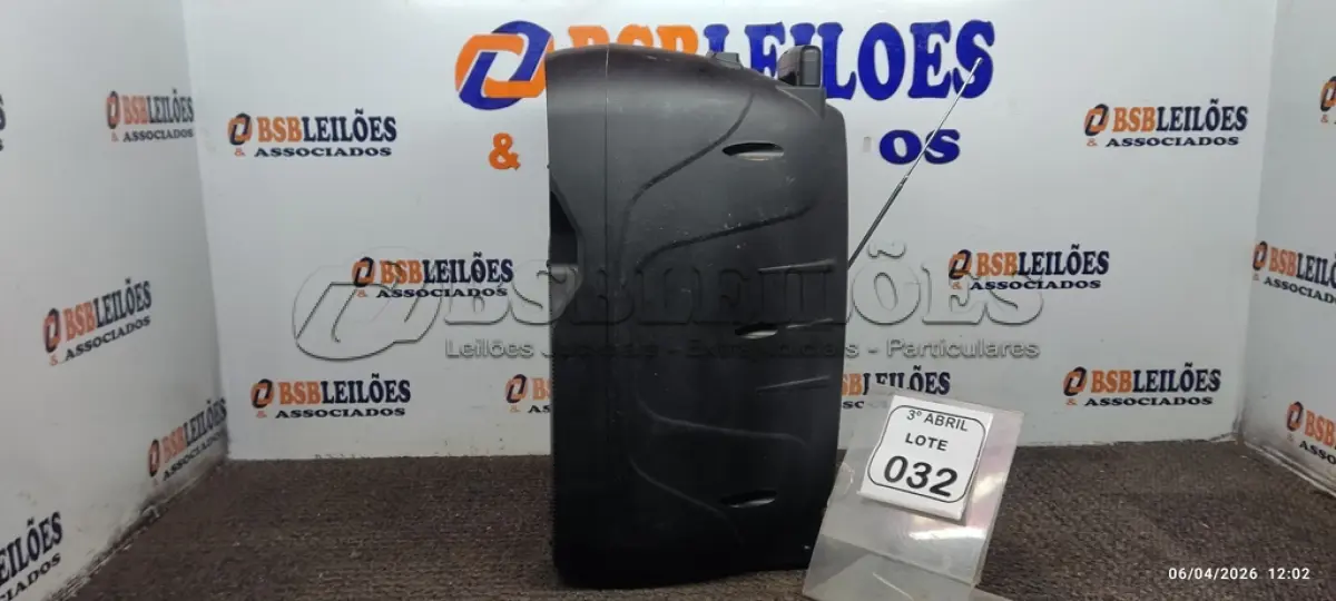 LOTE 032 - 01 CAIXA AMPLIFICADORA MODELO SV200 MARCA MULTILASER. (NO ESTADO) ATENÇÃO! FAZER A VISITAÇÃO ANTES DE ARREMATAR, NÃO SABEMOS SE FUNCIONA, LEILÃO NÃO TEM GARANTIA E NEM DEVOLUÇÃO, SUJEITO A POSSÍVEIS AVARIAS VISÍVEIS/OCULTAS E/OU AUSÊNCIA DE COMPONENTES.