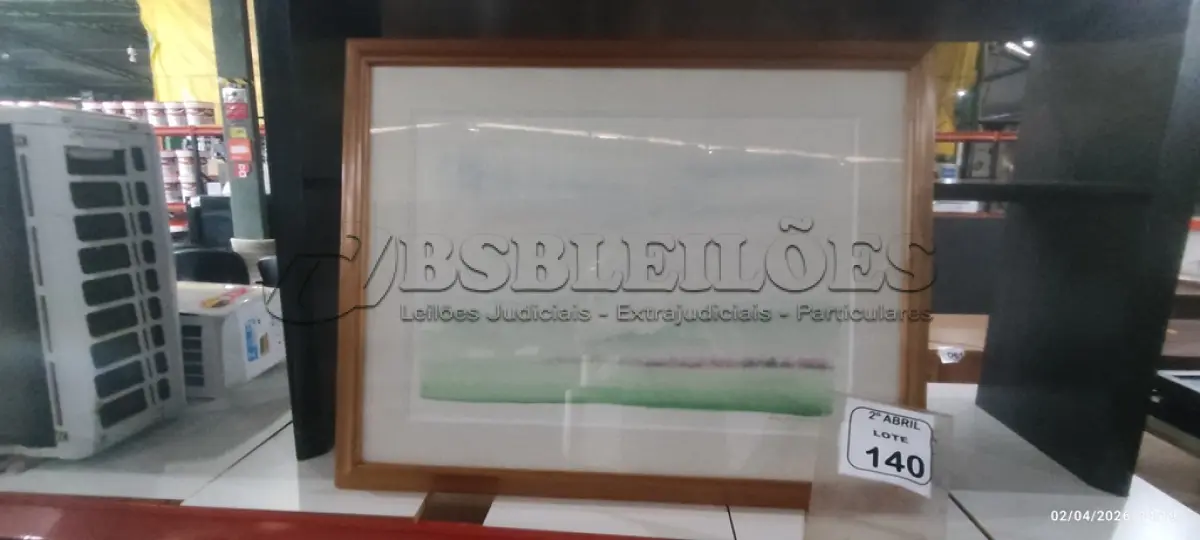 LOTE 140 - 01 QUADRO DECORATIVO. (NO ESTADO) ATENÇÃO! FAZER A VISITAÇÃO ANTES DE ARREMATAR, NÃO SABEMOS SE FUNCIONA, LEILÃO NÃO TEM GARANTIA E NEM DEVOLUÇÃO, SUJEITO A POSSÍVEIS AVARIAS VISÍVEIS/OCULTAS E/OU AUSÊNCIA DE COMPONENTES.