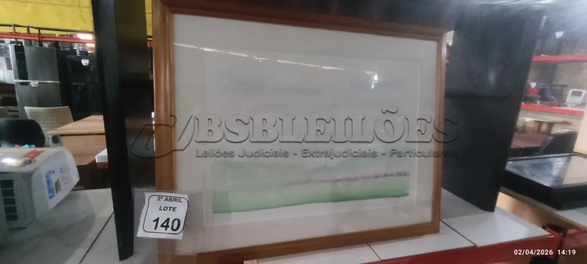 LOTE 140 - 01 QUADRO DECORATIVO. (NO ESTADO) ATENÇÃO! FAZER A VISITAÇÃO ANTES DE ARREMATAR, NÃO SABEMOS SE FUNCIONA, LEILÃO NÃO TEM GARANTIA E NEM DEVOLUÇÃO, SUJEITO A POSSÍVEIS AVARIAS VISÍVEIS/OCULTAS E/OU AUSÊNCIA DE COMPONENTES.