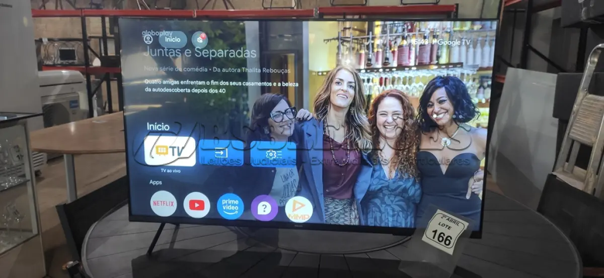 LOTE 166 - 01 TV SMART PHILIPS 50” 4K UHD LED GOOGLE TV MODELO : 50PUG7408/78 BIVOLTS. (NO ESTADO) ATENÇÃO! FAZER A VISITAÇÃO ANTES DE ARREMATAR, NÃO SABEMOS SE FUNCIONA, LEILÃO NÃO TEM GARANTIA E NEM DEVOLUÇÃO, SUJEITO A POSSÍVEIS AVARIAS VISÍVEIS/OCULTAS E/OU AUSÊNCIA DE COMPONENTES.