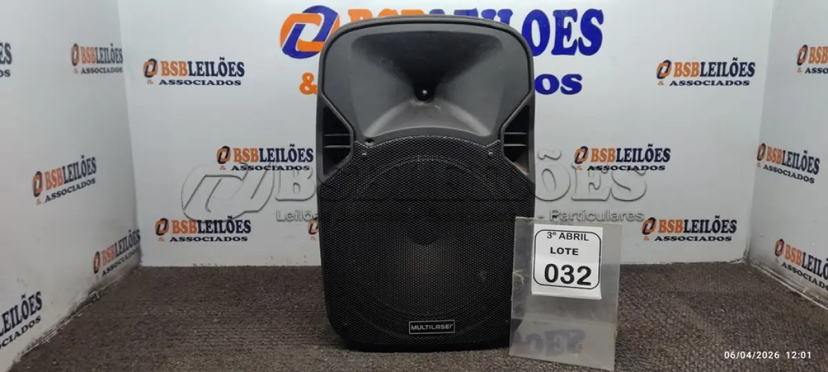 LOTE 032 - 01 CAIXA AMPLIFICADORA MODELO SV200 MARCA MULTILASER. (NO ESTADO) ATENÇÃO! FAZER A VISITAÇÃO ANTES DE ARREMATAR, NÃO SABEMOS SE FUNCIONA, LEILÃO NÃO TEM GARANTIA E NEM DEVOLUÇÃO, SUJEITO A POSSÍVEIS AVARIAS VISÍVEIS/OCULTAS E/OU AUSÊNCIA DE COMPONENTES.