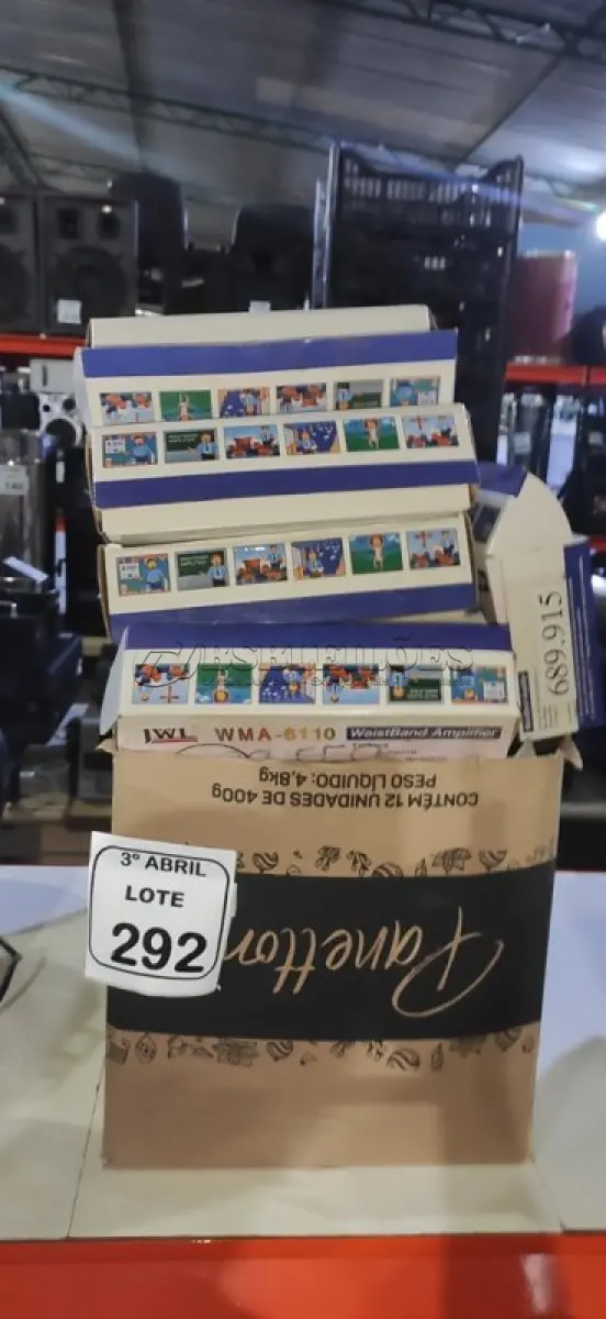 LOTE 292 - 10 MICROFONES PARA SEMINÁRIO MODELO WMA-6110 MARCA JWL E 01 CAIXA COM VÁRIAS BOLSAS PARA MICROFONES DE SEMINÁRIO. (NO ESTADO) ATENÇÃO! FAZER A VISITAÇÃO ANTES DE ARREMATAR, NÃO SABEMOS SE FUNCIONA, LEILÃO NÃO TEM GARANTIA E NEM DEVOLUÇÃO, SUJEITO A POSSÍVEIS AVARIAS VISÍVEIS/OCULTAS E/OU AUSÊNCIA DE COMPONENTES.