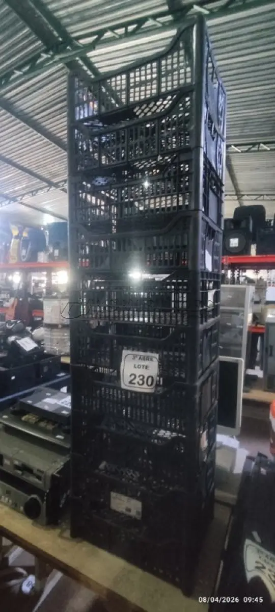 LOTE 230 - 10 CESTAS ORGANIZADORAS. (NO ESTADO) ATENÇÃO! FAZER A VISITAÇÃO ANTES DE ARREMATAR, NÃO SABEMOS SE FUNCIONA, LEILÃO NÃO TEM GARANTIA E NEM DEVOLUÇÃO, SUJEITO A POSSÍVEIS AVARIAS VISÍVEIS/OCULTAS E/OU AUSÊNCIA DE COMPONENTES.