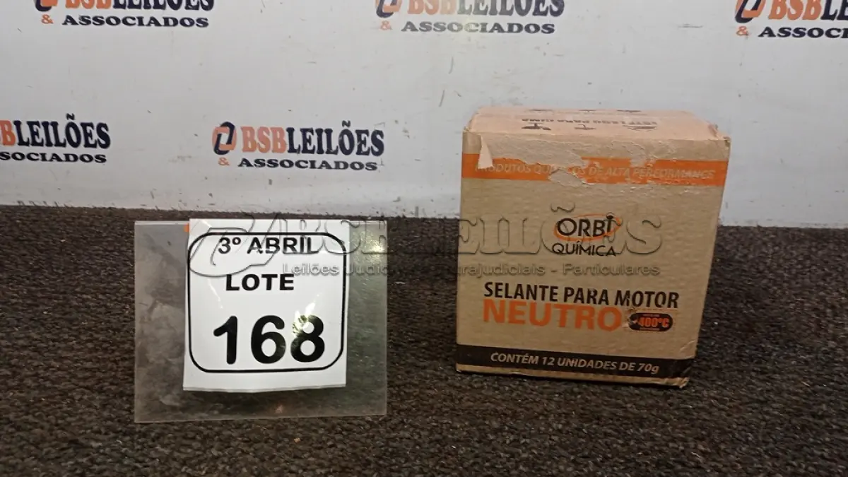 LOTE 168 - 12 BISNAGAS DE ADESIVO DE SILICONE NEUTRO DE 70G MARCA ORBI QUÍMICA. (NO ESTADO) ATENÇÃO! FAZER A VISITAÇÃO ANTES DE ARREMATAR, NÃO SABEMOS SE FUNCIONA, LEILÃO NÃO TEM GARANTIA E NEM DEVOLUÇÃO, SUJEITO A POSSÍVEIS AVARIAS VISÍVEIS/OCULTAS E/OU AUSÊNCIA DE COMPONENTES.