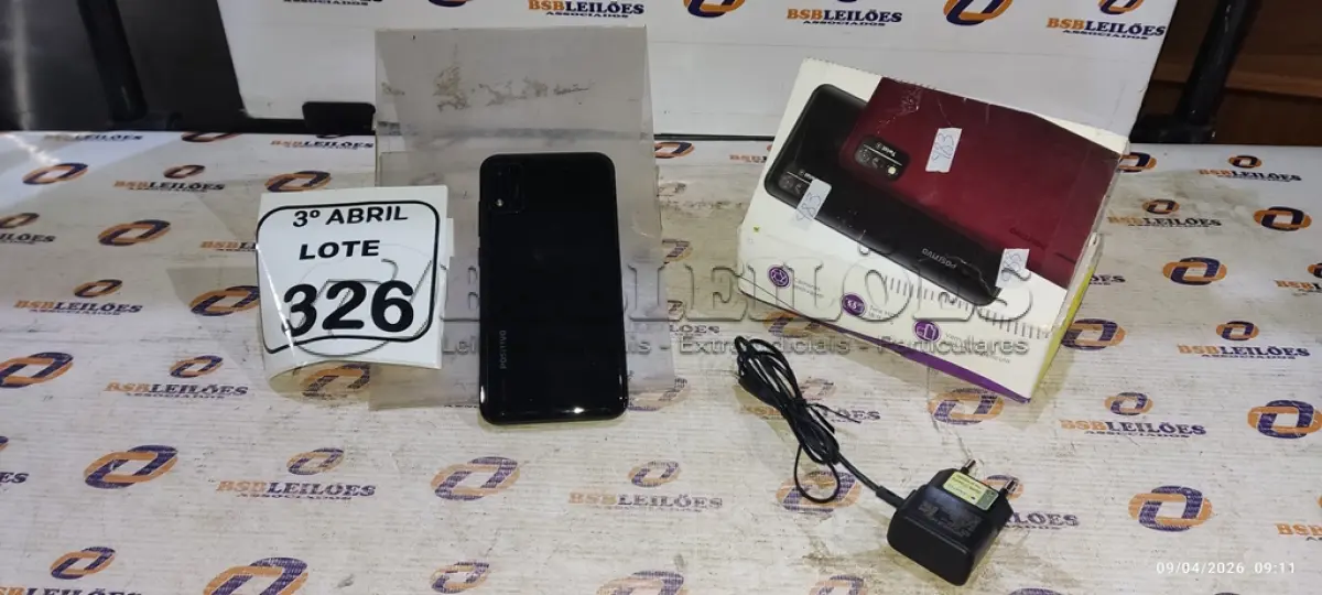 LOTE 326 - 01 SMARTPHONE COM CARREGADOR MODELO TWIST MARCA POSITIVO. (NO ESTADO) ATENÇÃO! FAZER A VISITAÇÃO ANTES DE ARREMATAR, NÃO SABEMOS SE FUNCIONA, LEILÃO NÃO TEM GARANTIA E NEM DEVOLUÇÃO, SUJEITO A POSSÍVEIS AVARIAS VISÍVEIS/OCULTAS E/OU AUSÊNCIA DE COMPONENTES.