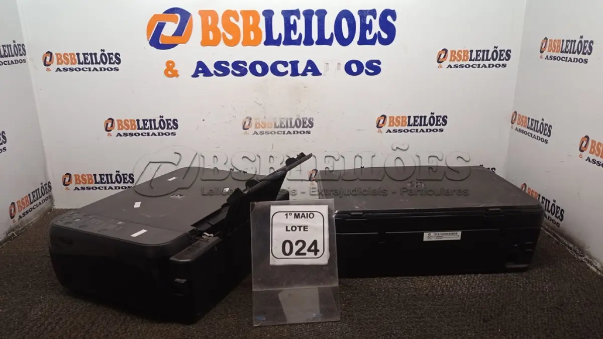 LOTE 024 - 01 IMPRESSORA MODELO MP280 E 01 IMPRESSORA MODELO ENVY 5544 MARCA HP. (NO ESTADO) ATENÇÃO! FAZER A VISITAÇÃO ANTES DE ARREMATAR, NÃO SABEMOS SE FUNCIONA, LEILÃO NÃO TEM GARANTIA E NEM DEVOLUÇÃO, SUJEITO A POSSÍVEIS AVARIAS VISÍVEIS/OCULTAS E/OU AUSÊNCIA DE COMPONENTES.