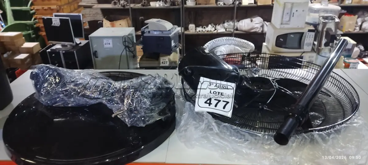 LOTE 477 - 01 VENTILADOR DE COLUNA MARCA MONDIAL 220V DESMONTADO. (NO ESTADO) ATENÇÃO! FAZER A VISITAÇÃO ANTES DE ARREMATAR, NÃO SABEMOS SE FUNCIONA, LEILÃO NÃO TEM GARANTIA E NEM DEVOLUÇÃO, SUJEITO A POSSÍVEIS AVARIAS VISÍVEIS/OCULTAS E/OU AUSÊNCIA DE COMPONENTES.