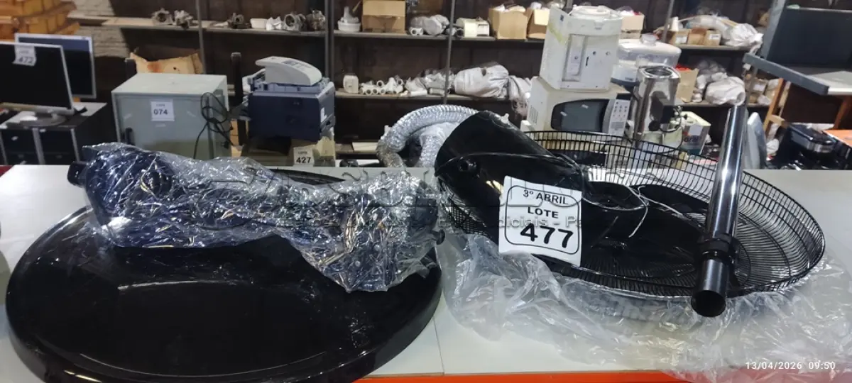 LOTE 477 - 01 VENTILADOR DE COLUNA MARCA MONDIAL 220V DESMONTADO. (NO ESTADO) ATENÇÃO! FAZER A VISITAÇÃO ANTES DE ARREMATAR, NÃO SABEMOS SE FUNCIONA, LEILÃO NÃO TEM GARANTIA E NEM DEVOLUÇÃO, SUJEITO A POSSÍVEIS AVARIAS VISÍVEIS/OCULTAS E/OU AUSÊNCIA DE COMPONENTES.