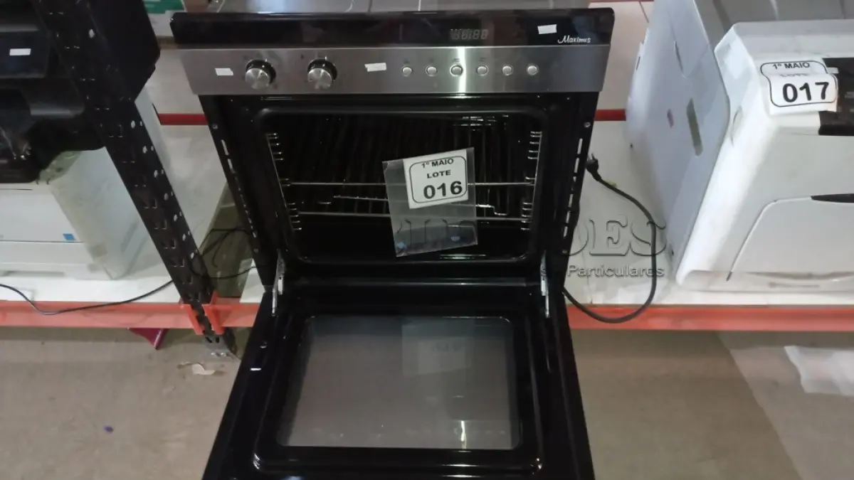 LOTE 016 - 01 FORNO DE EMBUTIR MODELO MAXIMUS MARCA FISCHER. (NO ESTADO) ATENÇÃO! FAZER A VISITAÇÃO ANTES DE ARREMATAR, NÃO SABEMOS SE FUNCIONA, LEILÃO NÃO TEM GARANTIA E NEM DEVOLUÇÃO, SUJEITO A POSSÍVEIS AVARIAS VISÍVEIS/OCULTAS E/OU AUSÊNCIA DE COMPONENTES.