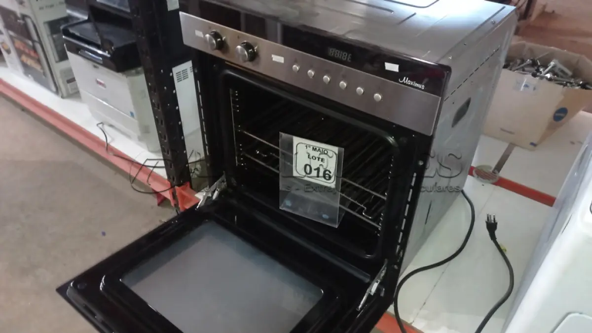 LOTE 016 - 01 FORNO DE EMBUTIR MODELO MAXIMUS MARCA FISCHER. (NO ESTADO) ATENÇÃO! FAZER A VISITAÇÃO ANTES DE ARREMATAR, NÃO SABEMOS SE FUNCIONA, LEILÃO NÃO TEM GARANTIA E NEM DEVOLUÇÃO, SUJEITO A POSSÍVEIS AVARIAS VISÍVEIS/OCULTAS E/OU AUSÊNCIA DE COMPONENTES.