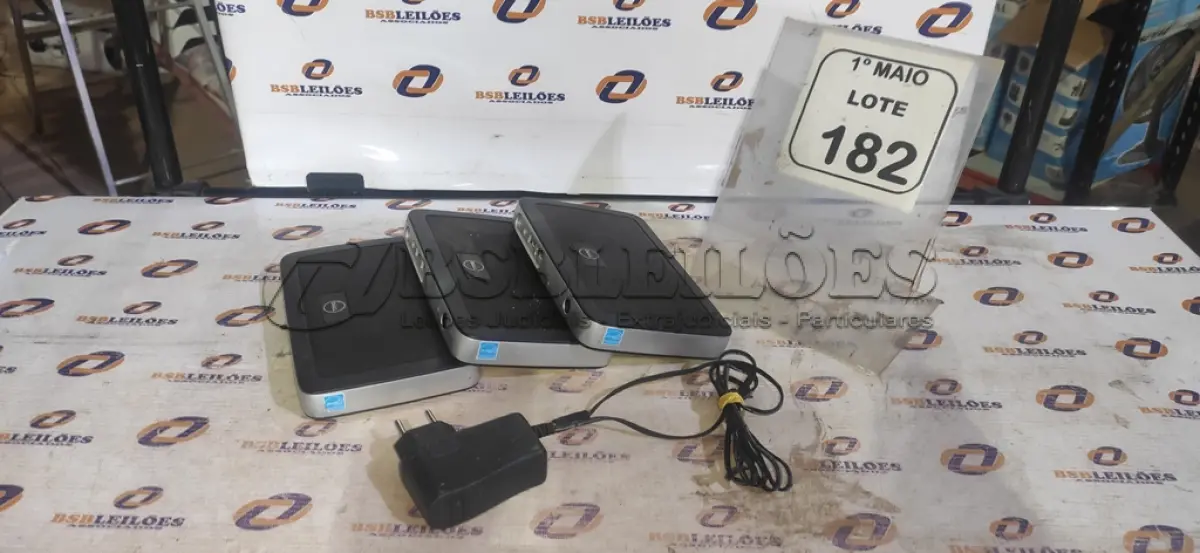 LOTE 182 - 03 MINIS PC MODELO WYSE MARCA DELL. (NO ESTADO) ATENÇÃO! FAZER A VISITAÇÃO ANTES DE ARREMATAR, NÃO SABEMOS SE FUNCIONA, LEILÃO NÃO TEM GARANTIA E NEM DEVOLUÇÃO, SUJEITO A POSSÍVEIS AVARIAS VISÍVEIS/OCULTAS E/OU AUSÊNCIA DE COMPONENTES.