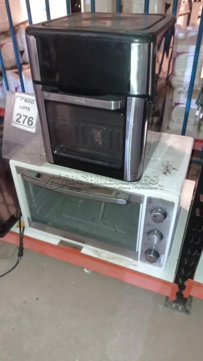 LOTE 276 - 01 AIR FRYER/FORNO 12L 220V MARCA MONDIAL. (NO ESTADO) ATENÇÃO! FAZER A VISITAÇÃO ANTES DE ARREMATAR, NÃO SABEMOS SE FUNCIONA, LEILÃO NÃO TEM GARANTIA E NEM DEVOLUÇÃO, SUJEITO A POSSÍVEIS AVARIAS VISÍVEIS/OCULTAS E/OU AUSÊNCIA DE COMPONENTES.