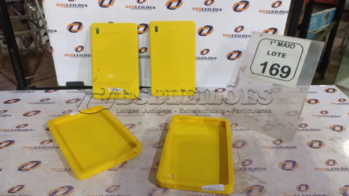 LOTE 169 - 02 TABLETS MARCA CCE COM CAPA. (NO ESTADO) ATENÇÃO! FAZER A VISITAÇÃO ANTES DE ARREMATAR, NÃO SABEMOS SE FUNCIONA, LEILÃO NÃO TEM GARANTIA E NEM DEVOLUÇÃO, SUJEITO A POSSÍVEIS AVARIAS VISÍVEIS/OCULTAS E/OU AUSÊNCIA DE COMPONENTES.