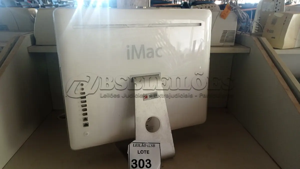 LOTE 303 - 01 IMAC. (NO ESTADO) ATENÇÃO! FAZER A VISITAÇÃO ANTES DE ARREMATAR, NÃO SABEMOS SE FUNCIONA, LEILÃO NÃO TEM GARANTIA E NEM DEVOLUÇÃO, SUJEITO A POSSÍVEIS AVARIAS VISÍVEIS/OCULTAS E/OU AUSÊNCIA DE COMPONENTES.