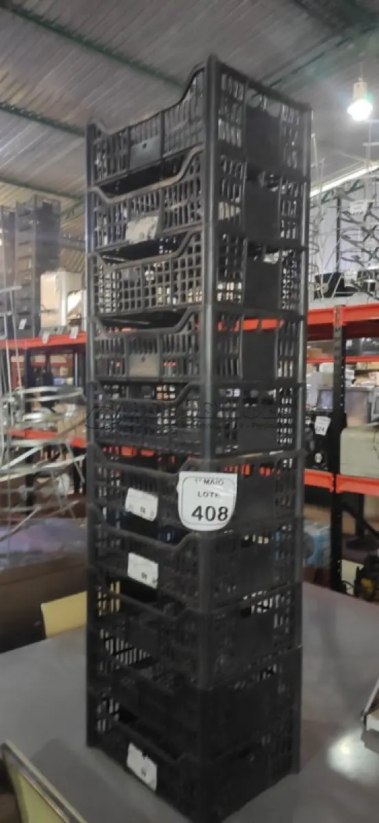LOTE 408 - 10 CESTAS ORGANIZADORAS. (NO ESTADO) ATENÇÃO! FAZER A VISITAÇÃO ANTES DE ARREMATAR, NÃO SABEMOS SE FUNCIONA, LEILÃO NÃO TEM GARANTIA E NEM DEVOLUÇÃO, SUJEITO A POSSÍVEIS AVARIAS VISÍVEIS/OCULTAS E/OU AUSÊNCIA DE COMPONENTES.