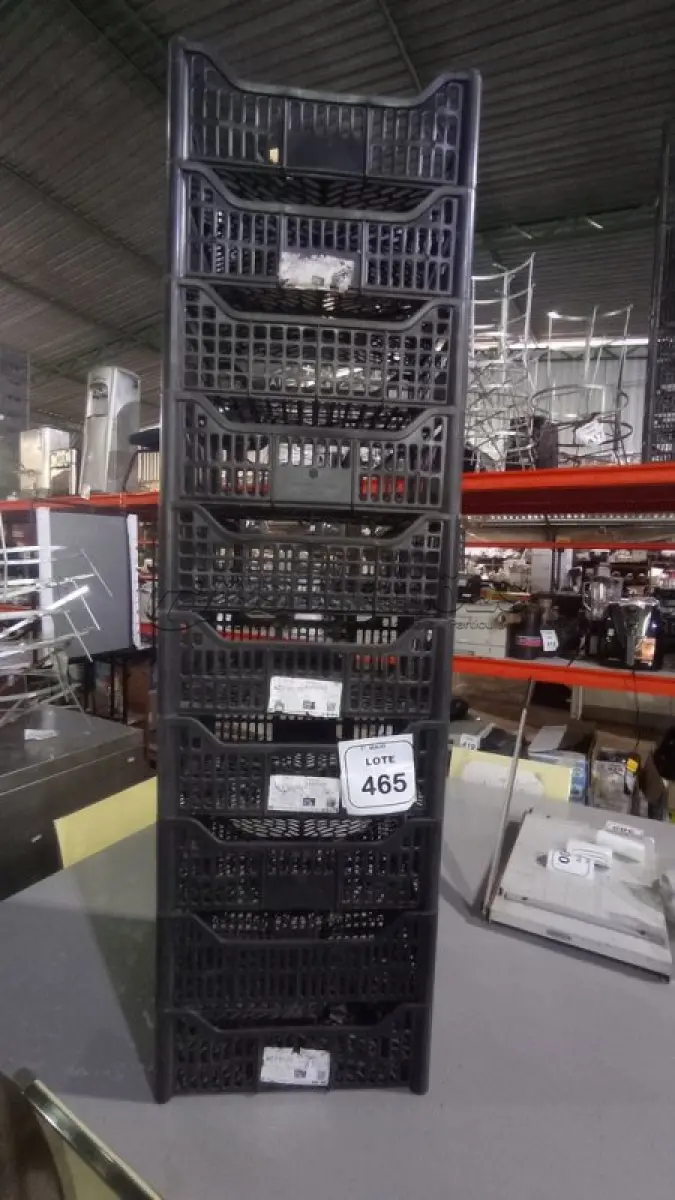 LOTE 465 - 10 CESTAS ORGANIZADORAS. (NO ESTADO) ATENÇÃO! FAZER A VISITAÇÃO ANTES DE ARREMATAR, NÃO SABEMOS SE FUNCIONA, LEILÃO NÃO TEM GARANTIA E NEM DEVOLUÇÃO, SUJEITO A POSSÍVEIS AVARIAS VISÍVEIS/OCULTAS E/OU AUSÊNCIA DE COMPONENTES.