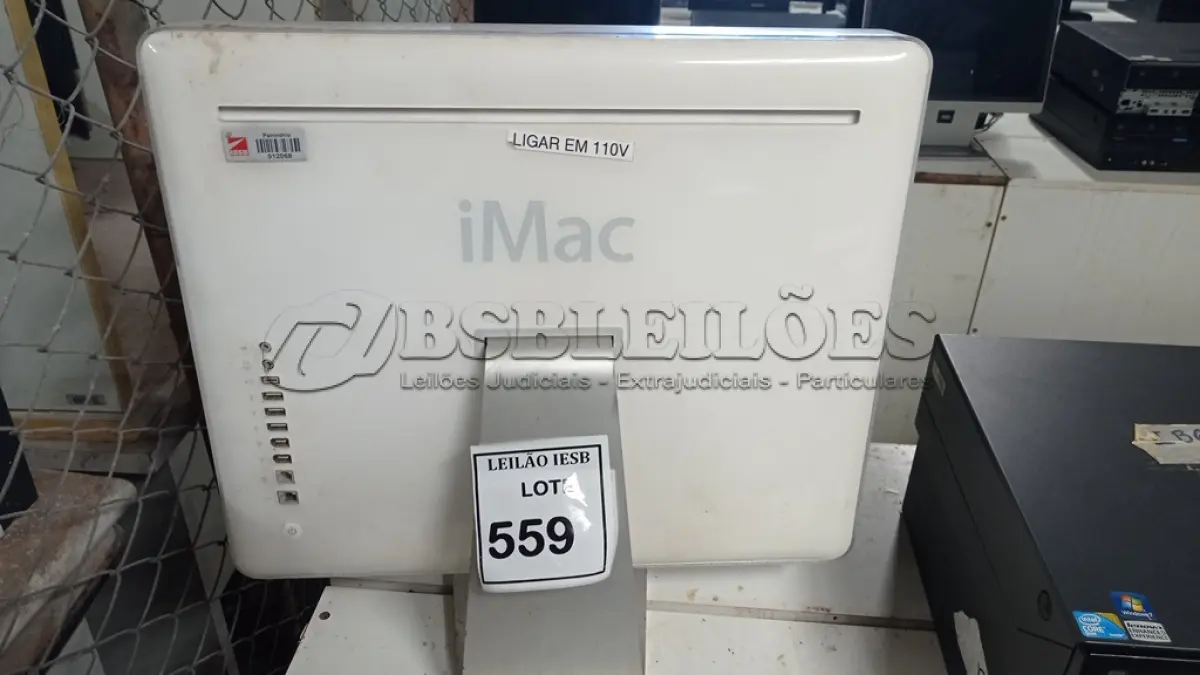 LOTE 559 - 01 IMAC. (NO ESTADO) ATENÇÃO! FAZER A VISITAÇÃO ANTES DE ARREMATAR, NÃO SABEMOS SE FUNCIONA, LEILÃO NÃO TEM GARANTIA E NEM DEVOLUÇÃO, SUJEITO A POSSÍVEIS AVARIAS VISÍVEIS/OCULTAS E/OU AUSÊNCIA DE COMPONENTES.